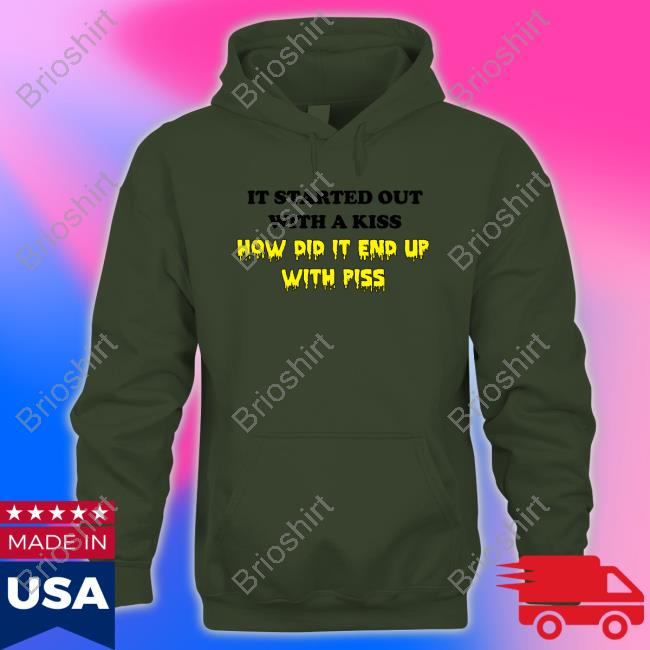 Official It Started Out With A Kiss Long Sleeve Tee White