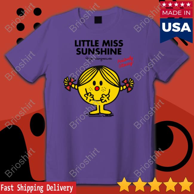 Official Little Miss Sunshine TShirts Comic ReLief Red Nose Day