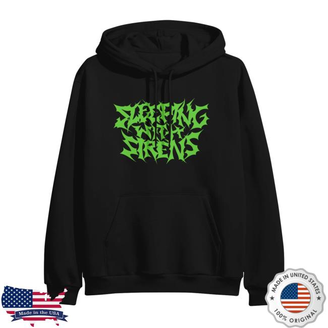 Sirens Merch Metal Logo Black Shirt