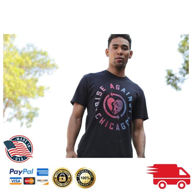 Official Rise Against Chicago Heartfist Shirts (Black)