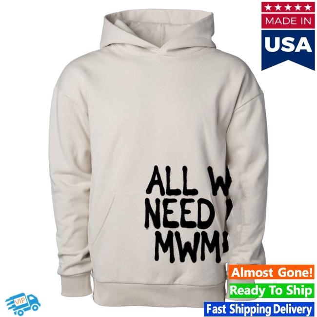 Official Murder with my Husband All We Need Attractive Hoodie - LIMITED EDITION Beige MWMH Postcat